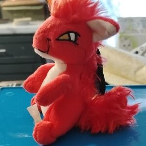 Red Plush Toy for Small Pets